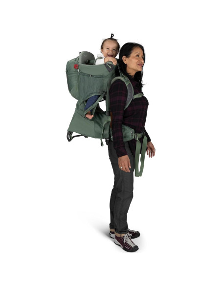 Mochila Portabebés Osprey Poco Premium para Senderismo - Negro