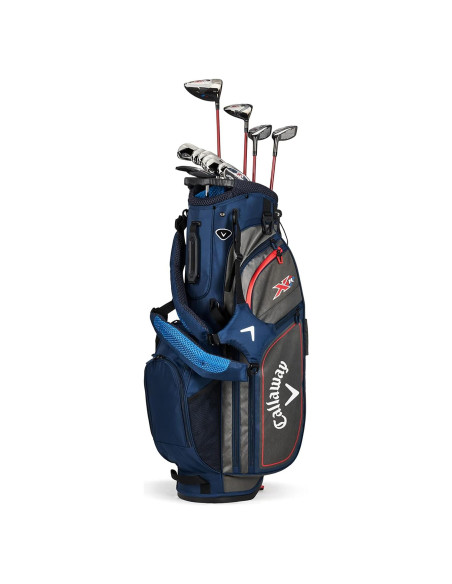 Conjunto Completo de Palos de Golf Callaway XR - Azul/Rojo, Grafito, Regular