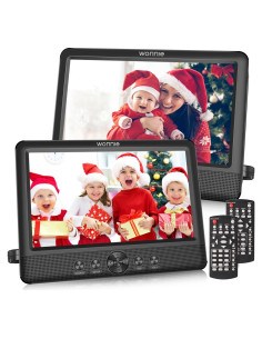 Reproductor DVD Doble Portátil WONNIE 10.5" para Auto