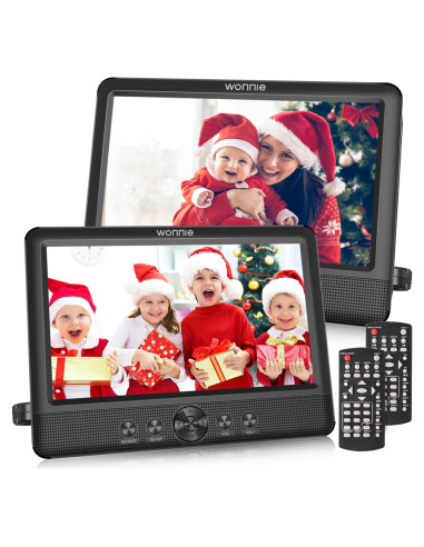 Reproductor DVD Doble Portátil WONNIE 10.5" para Auto