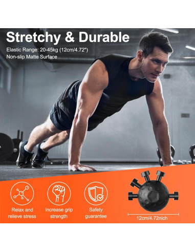 Entrenador de Fuerza de Agarre Nest Timber 45KG Negro