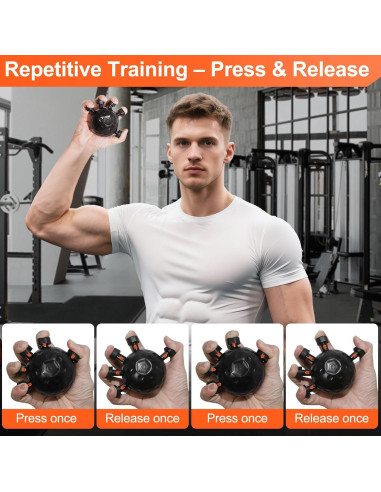 Entrenador de Fuerza de Agarre Nest Timber 45KG Negro