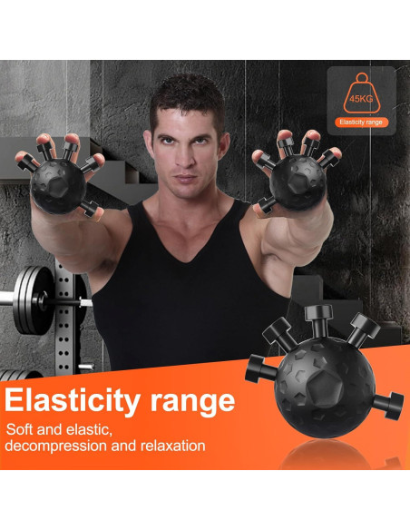 Entrenador de Fuerza de Agarre Nest Timber 45KG Negro