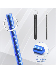 Juego de Llaveros de Seguridad 3 en 1 - Autodefensa y Emergencia 2