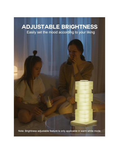 Lámpara Cubo RGB Lumoonosity - Torre LED USB Personalizable