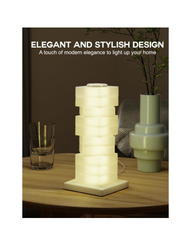 Lámpara Cubo RGB Lumoonosity - Torre LED USB Personalizable