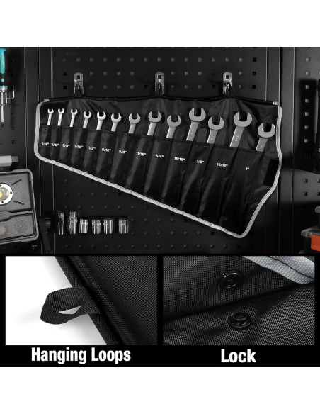 Juego de Llaves Combinadas Flexibles con Carraca DURATECH 13 Piezas