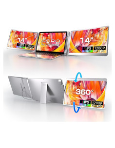 Extensor de Pantalla FOPO S7 14" FHD 1200P para Laptop