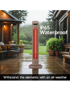 Calentador Eléctrico Infrarrojo Portátil Sundate 1500W IP65 2