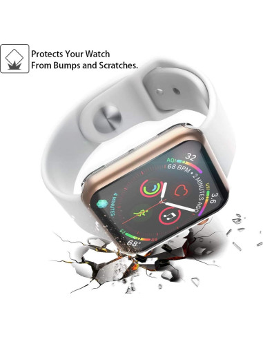 Funda Protectora TPU para Apple Watch 40mm Julk 2-Pack HD