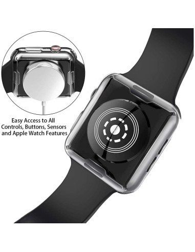 Funda Protectora TPU para Apple Watch 40mm Julk 2-Pack HD
