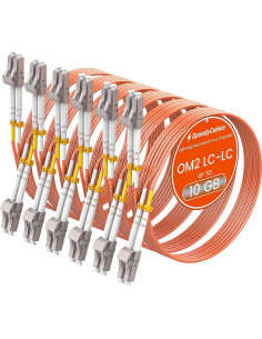 Kit de Cables de Parcheo de Fibra OM2 LC 1m - SpeedyCables 2
