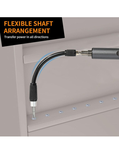 Mini destornillador eléctrico SDHYGJ CS0702A con luz LED