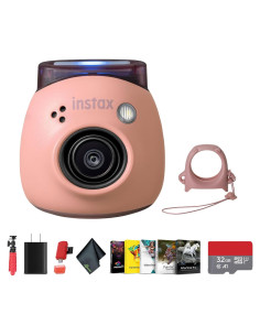 Cámara Digital FUJIFILM INSTAX PAL Rosa + Trípode 30cm + Accesorios