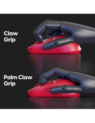 Ratón Gaming Inalámbrico Pulsar X2H Mini Rojo 26000 DPI