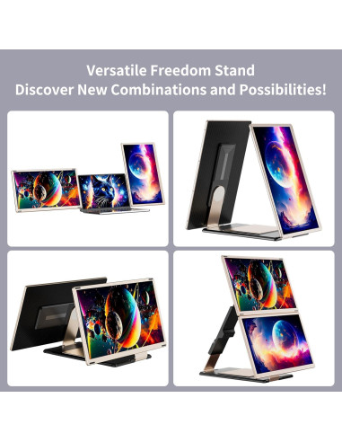 Extensor de Pantalla Laptomo S6 15.6" FHD 1080P Portátil