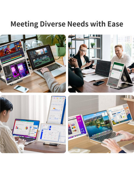 Extensor de Pantalla Laptomo S6 15.6" FHD 1080P Portátil