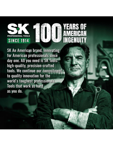 Juego de Llaves Combinadas SK 23 Piezas 8 a 19 mm y SAE