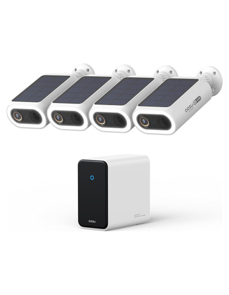Sistema de Cámaras de Seguridad AOSU 4K Inalámbricas Kit 4