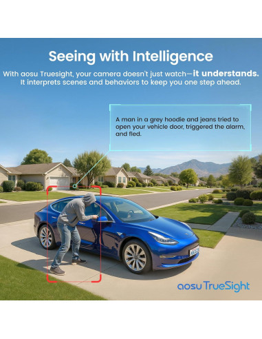 Sistema de Cámaras de Seguridad AOSU 4K Inalámbricas Kit 4