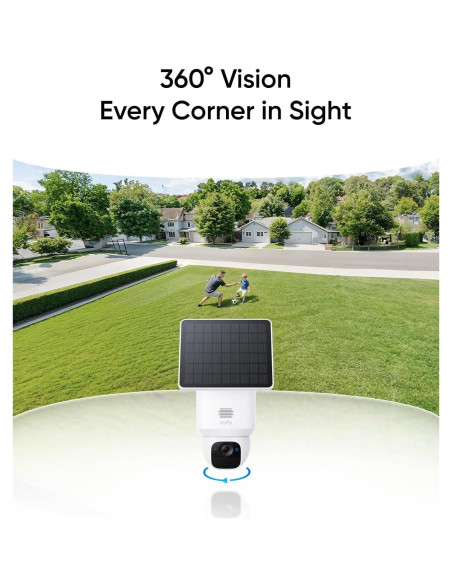 Cámara de Seguridad Inalámbrica eufy SoloCam E30 2K Solar