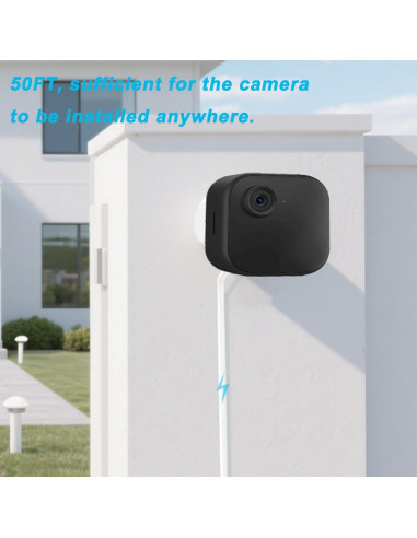 Cable de Alimentación USB C 15M para Cámaras de Seguridad