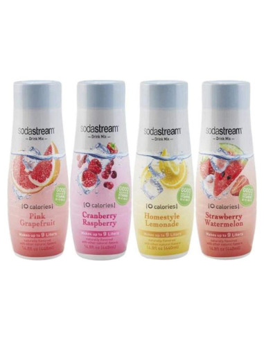 Conjunto de Mezclas de Sabor Sodastream 29.57 ml 0 Calorías