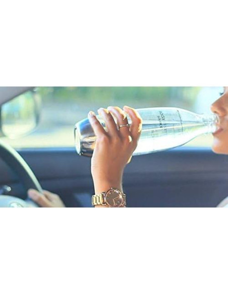 Botellas Reutilizables SodaStream 1L Blancas - 2 Pack Libre BPA