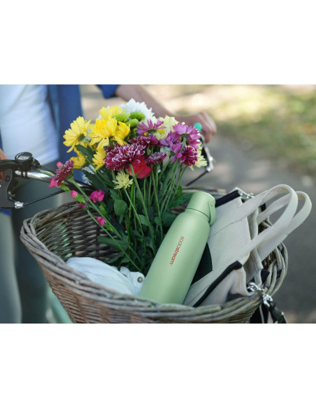 Botella de Acero Inoxidable SodaStream Fizz & Go 0.9L Arena