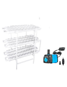 Kit Hidropónico LAPOND 108 Sitios 3 Capas con Bomba de Agua