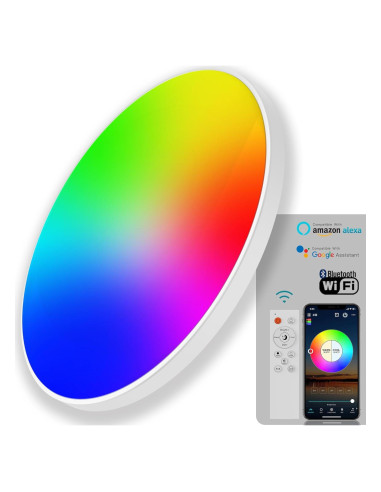 Lámpara de Techo LED Inteligente 30W KYFGDLA RGB IP44