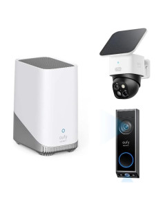 Sistema de Seguridad eufy HomeBase 3 + SoloCam S340 + Timbre E340