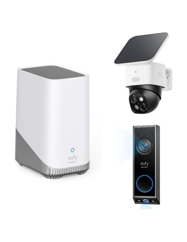 Sistema de Seguridad eufy HomeBase 3 + SoloCam S340 + Timbre E340