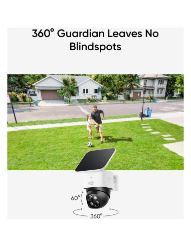 Sistema de Seguridad eufy HomeBase 3 + SoloCam S340 + Timbre E340