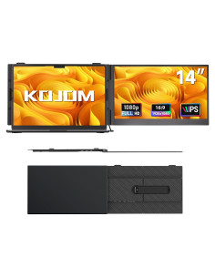 Extensor de Pantalla Portátil KOJOM S8 14" FHD 1080P Plug & Play