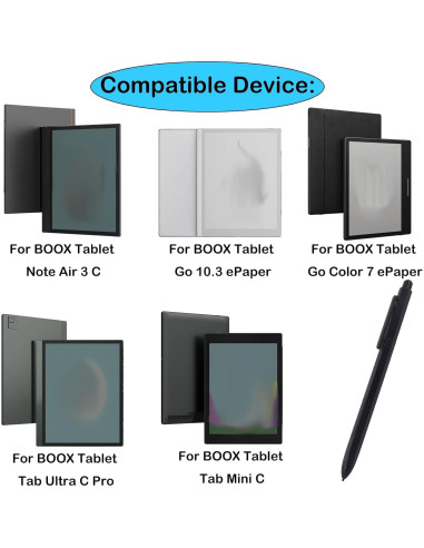 Lápiz óptico con borrador Peixiong para BOOX Note Air 3 10.3