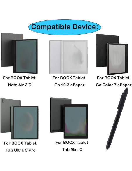 Lápiz óptico con borrador Peixiong para BOOX Note Air 3 10.3