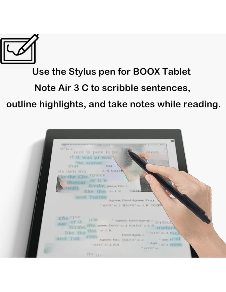 Lápiz óptico con borrador Peixiong para BOOX Note Air 3 10.3