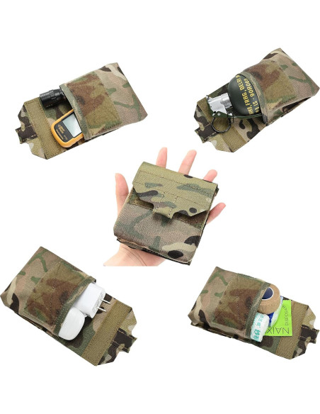 Bolsa Mini Molle Utilitaria SABADO IFAK Nylon 500D 10.5x10.5cm