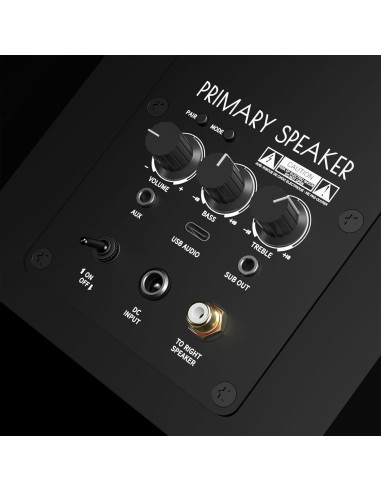 Altavoces de Estantería Bluetooth HOTMAY BS1 75W 4" Negro