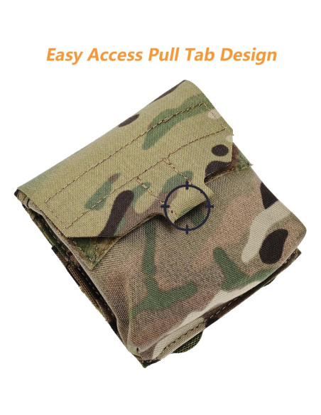 Bolsa Mini Molle Utilitaria SABADO IFAK Nylon 500D 10.5x10.5cm