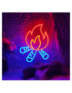 Luz de Neón LED Goolsee Fogata 27.9x27.9cm Dimmable