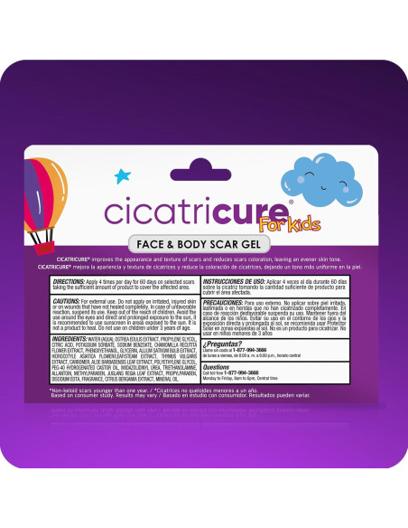 CICATRICURE Gel Avanzado para Cicatrices Niños 28.35 g