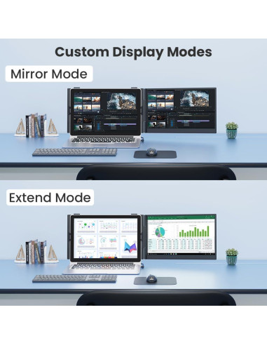 Extensor de Pantalla Portátil Hyangin S8 14" FHD 1080P