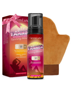 Mousse Autobronceadora Green Luxe 200ml - Brillo Medio Claro