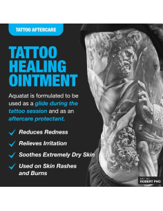 H2Ocean Aquatat Crema Cuidado Tatuajes 21.26 g Sin Fragancia 2