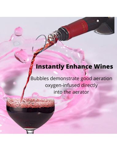Aereador de Vino Trovety 2 en 1 - Pico Vertedor y Oxigenador