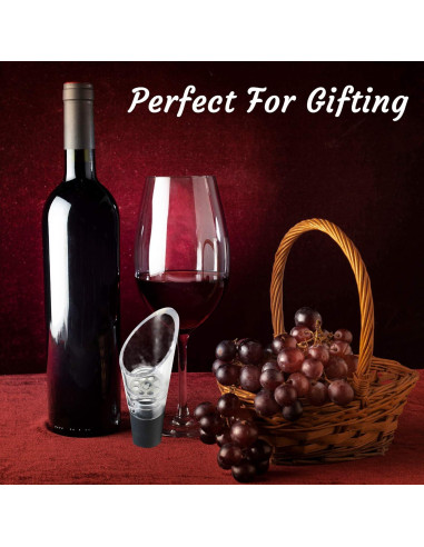 Aereador de Vino Trovety 2 en 1 - Pico Vertedor y Oxigenador