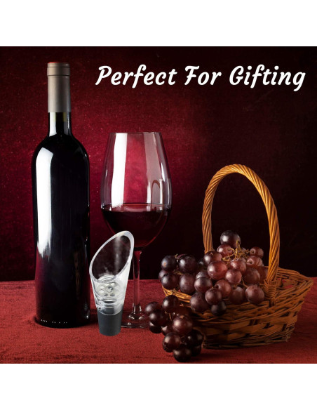 Aereador de Vino Trovety 2 en 1 - Pico Vertedor y Oxigenador