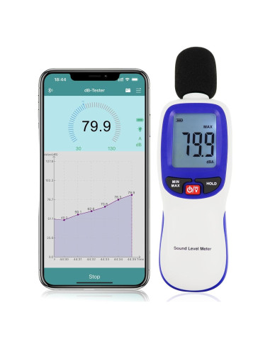 Medidor de Sonido Inalámbrico Danoplus DP-379 30-130 dBA